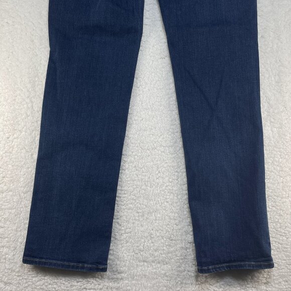 Eddie Bauer Jeans Womens Sz 10 Blue Slightly Curvy Straight Leg Denim - Picture 5 of 12